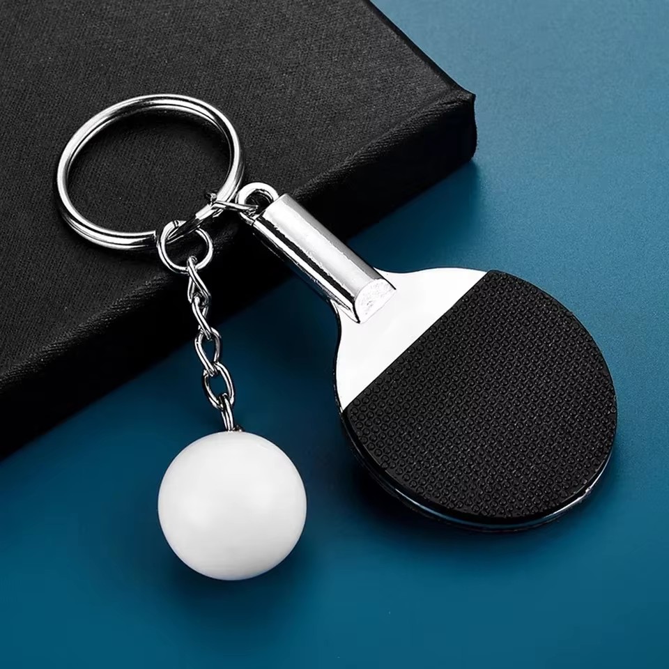Table Tennis Backhand - Kreatywny, uroczy mini brelok do kluczy