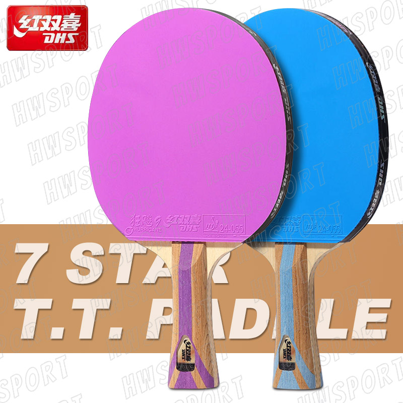 Table Tennis Backhand - DHS 6 gwiazdek kolor rakieta do