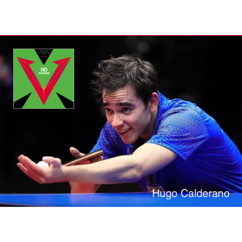 Hugo Calderano Tennis Table - Guma do tenisa stołowego XIOM VEGA