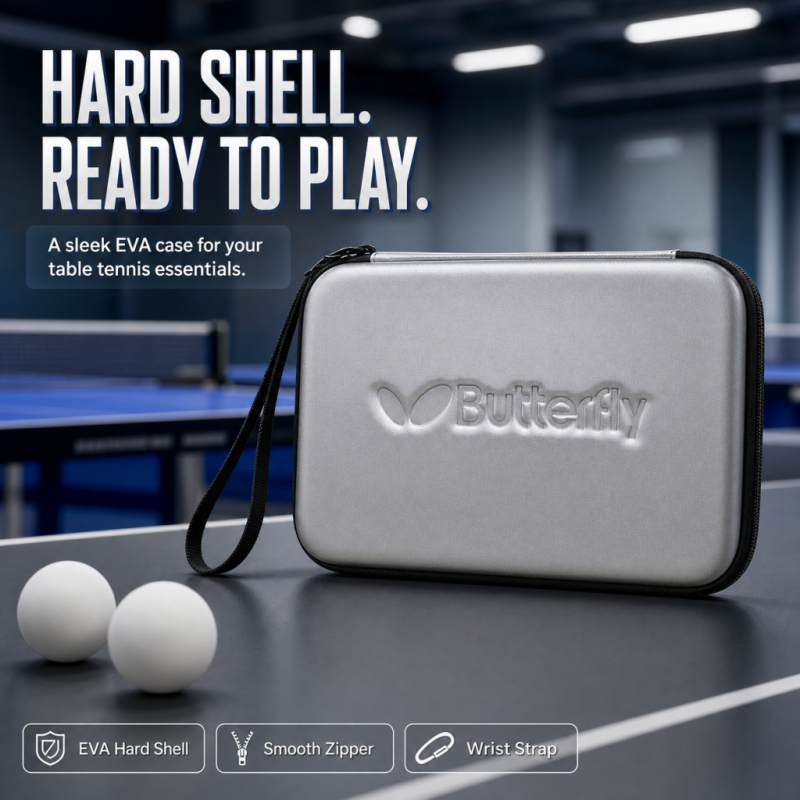 Table Tennis Backhand - Twardy futerał na rakietę do tenisa