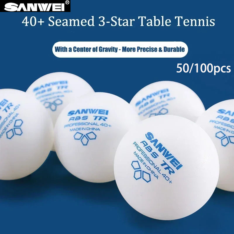 Table Tennis Vr - Piłeczki do tenisa stołowego SANWEI TR