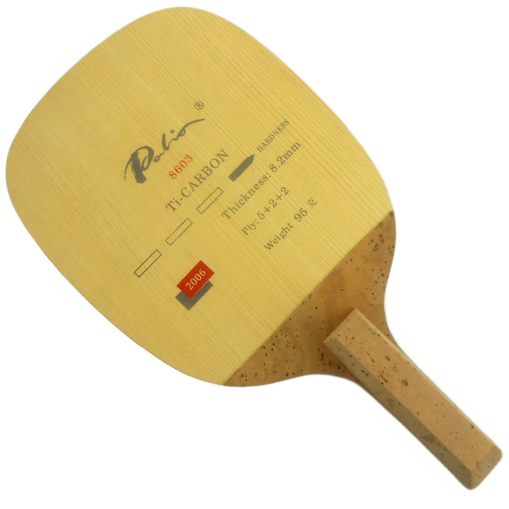 Table Tennis Review - PALIO 8603 Carbon Titanium rakietka do