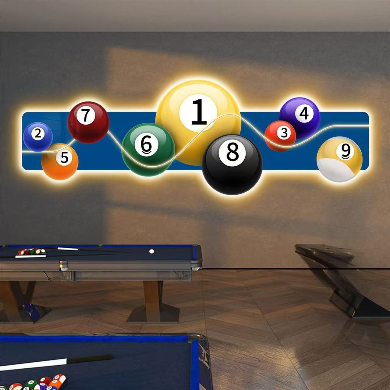 Obraz dekoracyjny do sali bila – Table Tennis Background recenzja i cena