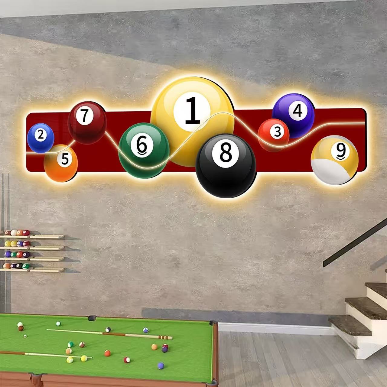 Obraz dekoracyjny do sali bila – Table Tennis Background recenzja i cena